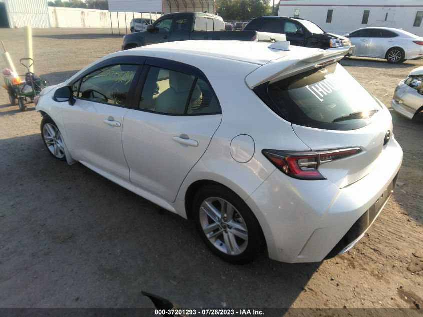 2019 TOYOTA COROLLA HATCHBACK SE/XSE JTNK4RBE7K3030944