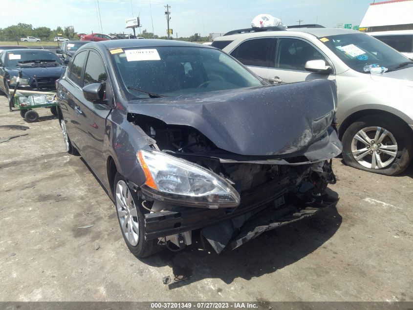 2015 NISSAN SENTRA SR/SL/S/SV/FE+ S - 3N1AB7AP4FY237935