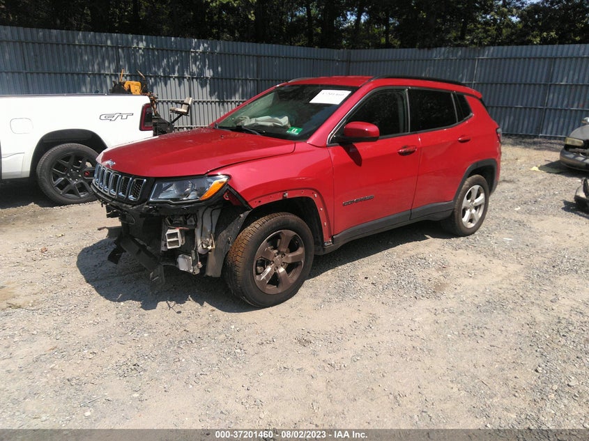 VIN 3C4NJDBB0JT401481 2018 JEEP COMPASS LATITUDE