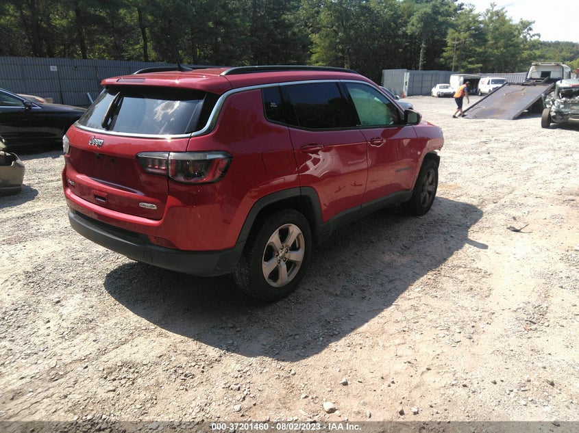 VIN 3C4NJDBB0JT401481 2018 JEEP COMPASS LATITUDE