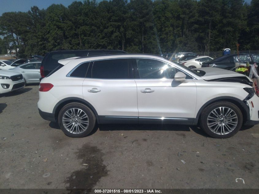 2017 LINCOLN MKX RESERVE - 2LMPJ6LR2HBL52385