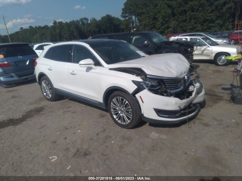 2017 LINCOLN MKX RESERVE - 2LMPJ6LR2HBL52385