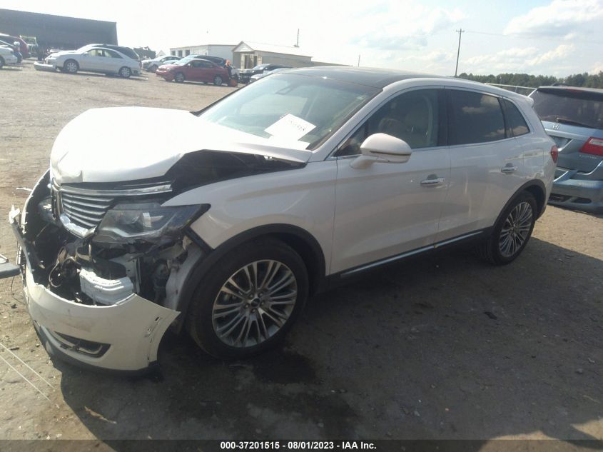 2017 LINCOLN MKX RESERVE - 2LMPJ6LR2HBL52385