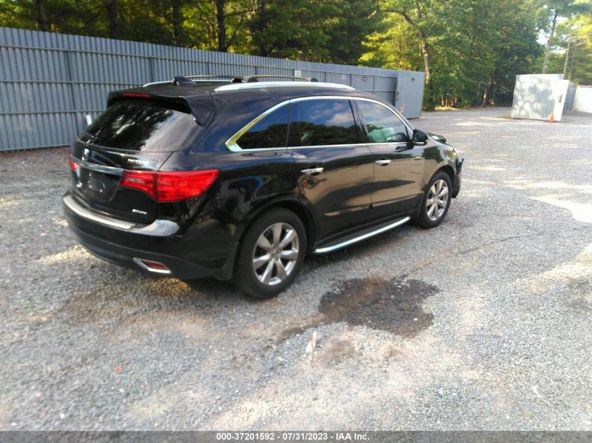 2014 ACURA MDX ADVANCE - 5FRYD4H88EB501041