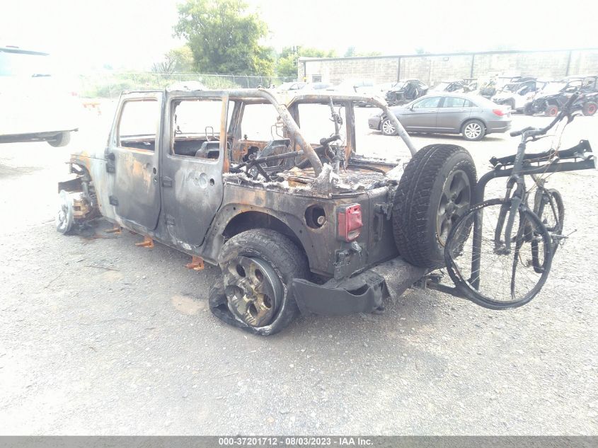 2013 JEEP WRANGLER UNLIMITED SAHARA - 1C4BJWEG8DL586854