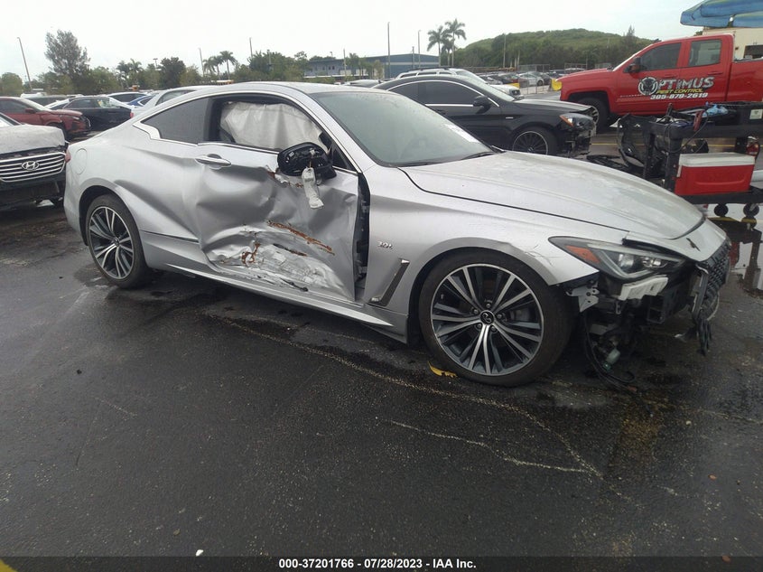 VIN JN1EV7EL2LM380008 2020 INFINITI Q60 3.0T PURE