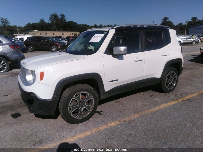 VIN ZACCJBDB8JPH44099 2018 JEEP RENEGADE LIMITED