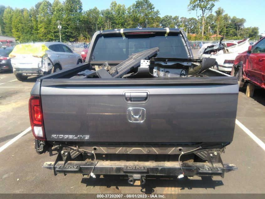 2019 HONDA RIDGELINE RTL-T - 5FPYK2F61KB000170