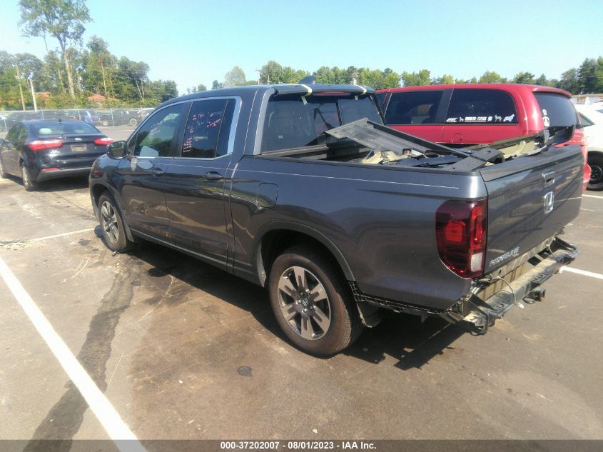 2019 HONDA RIDGELINE RTL-T - 5FPYK2F61KB000170