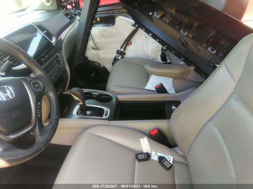 2019 HONDA RIDGELINE RTL-T - 5FPYK2F61KB000170