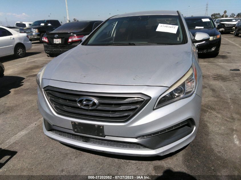 2015 HYUNDAI SONATA 2.4L SPORT - 5NPE34AFXFH105745