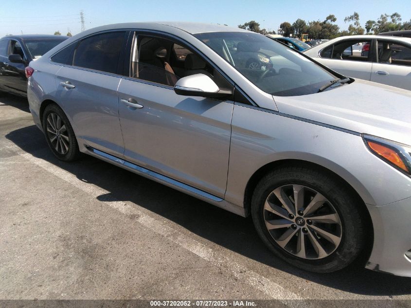 2015 HYUNDAI SONATA 2.4L SPORT - 5NPE34AFXFH105745