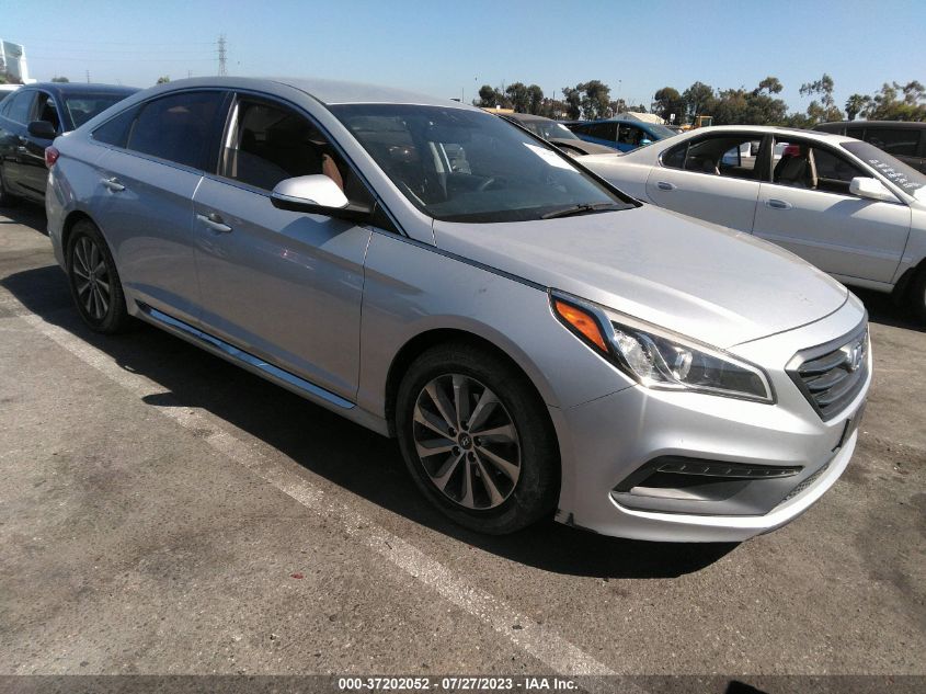 2015 HYUNDAI SONATA 2.4L SPORT - 5NPE34AFXFH105745