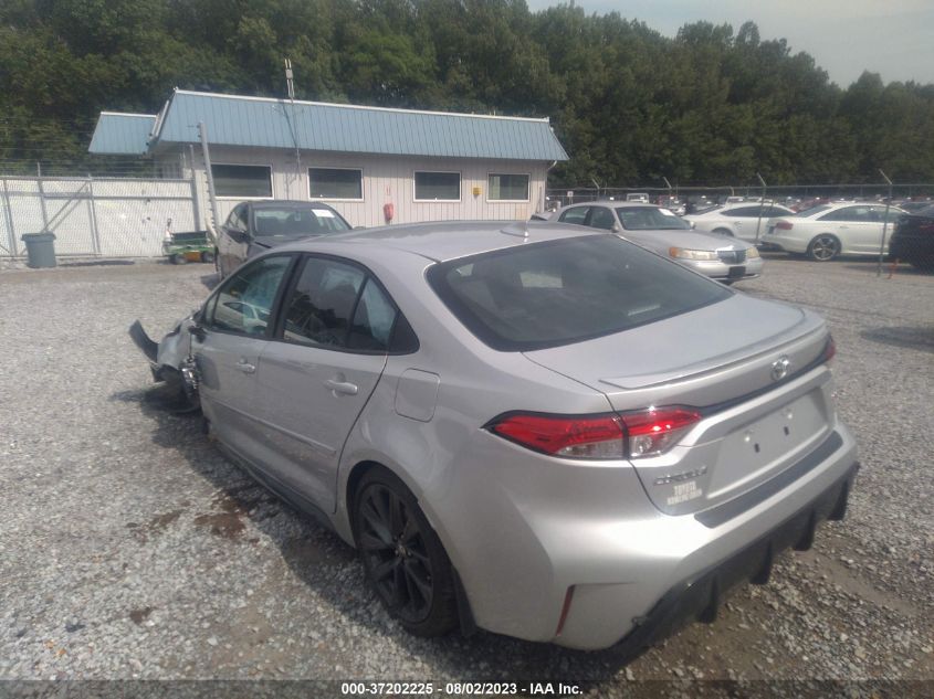 VIN 5YFS4MCE1PP140666 2023 TOYOTA COROLLA SE