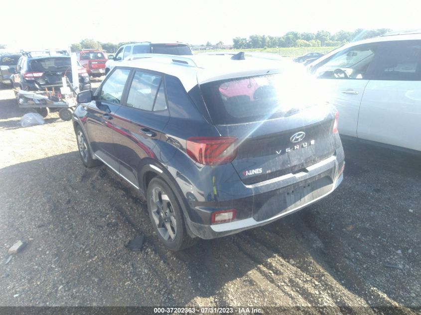 2020 HYUNDAI VENUE SEL/DENIM - KMHRC8A36LU021207