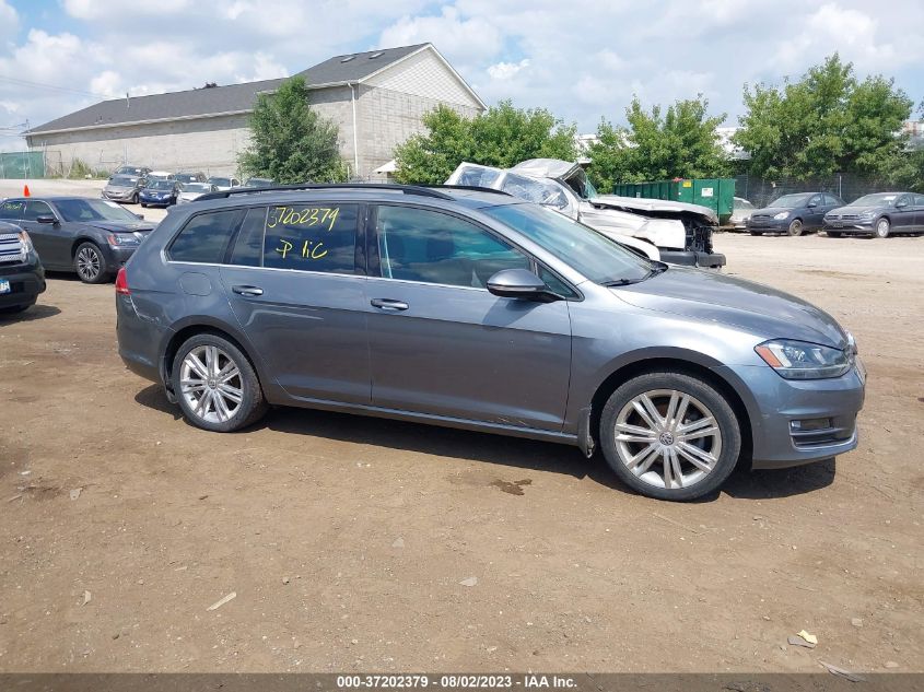 2015 VOLKSWAGEN GOLF SPORTWAGEN TDI SE 3VWCA7AU4FM504140