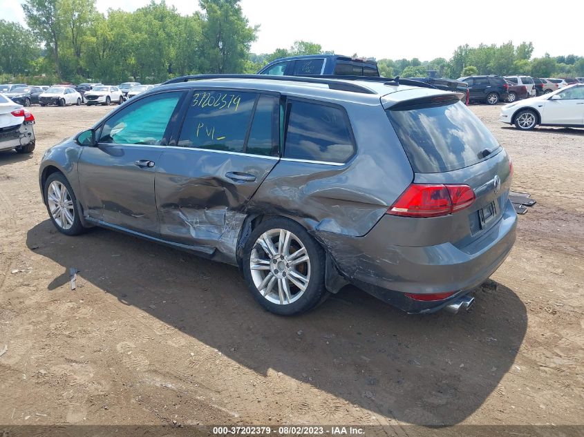 2015 VOLKSWAGEN GOLF SPORTWAGEN TDI SE 3VWCA7AU4FM504140