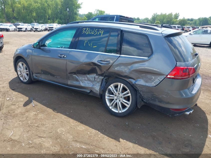 2015 VOLKSWAGEN GOLF SPORTWAGEN TDI SE 3VWCA7AU4FM504140