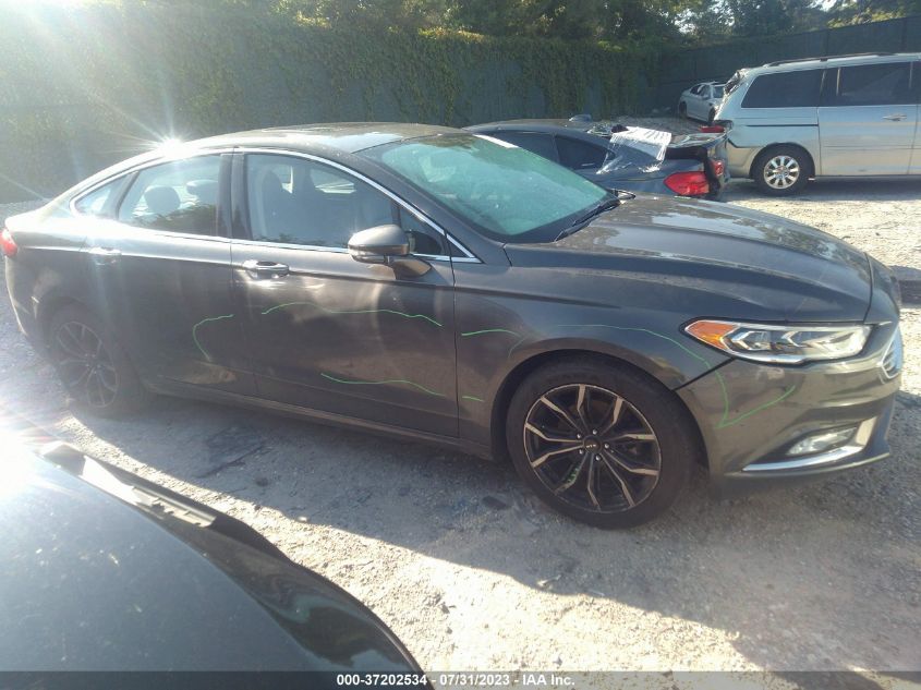 2017 FORD FUSION SE - 3FA6P0HDXHR243426