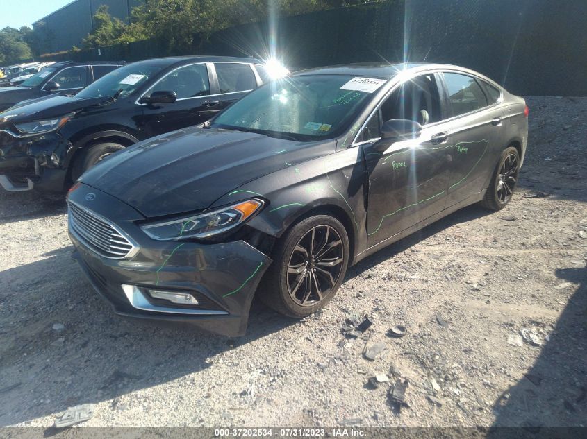 2017 FORD FUSION SE - 3FA6P0HDXHR243426