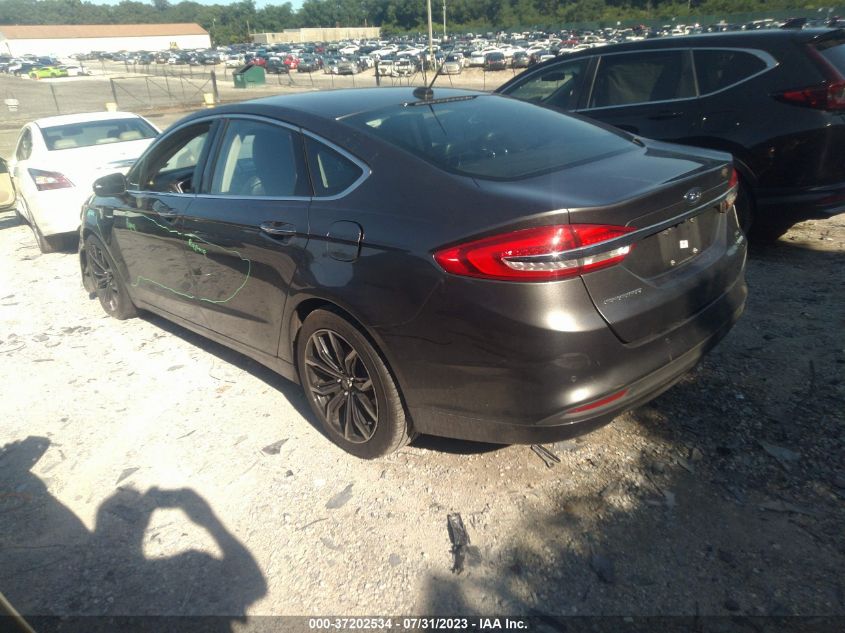 2017 FORD FUSION SE - 3FA6P0HDXHR243426