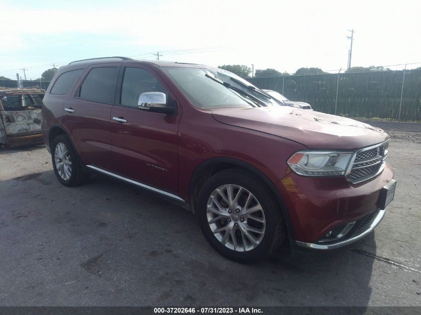 2015 DODGE DURANGO CITADEL - 1C4SDJET1FC153967