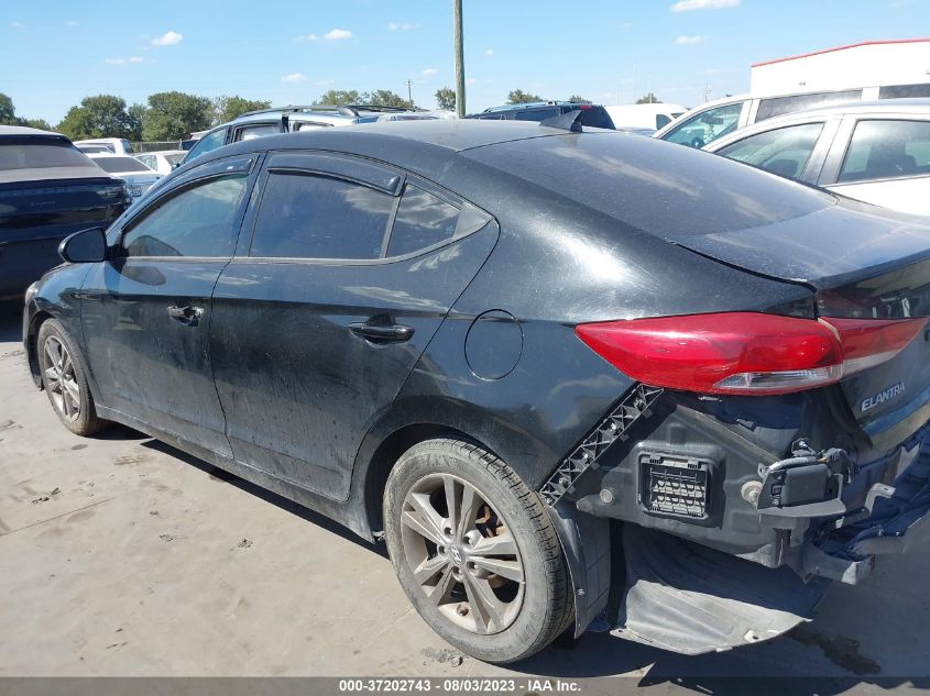 2018 HYUNDAI ELANTRA SEL/VALUE/LIMITED - 5NPD84LF7JH215509