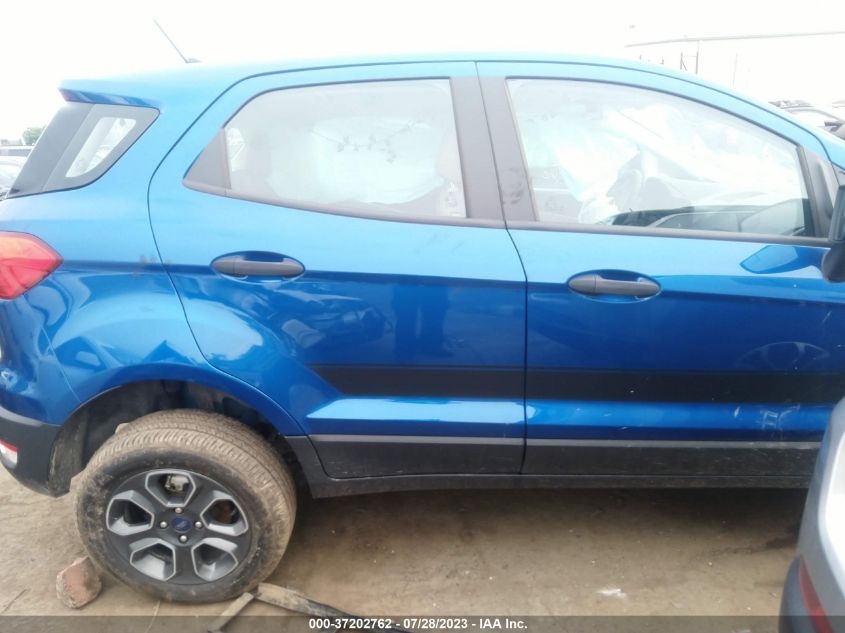 2022 FORD ECOSPORT S - MAJ6S3FL9NC464701