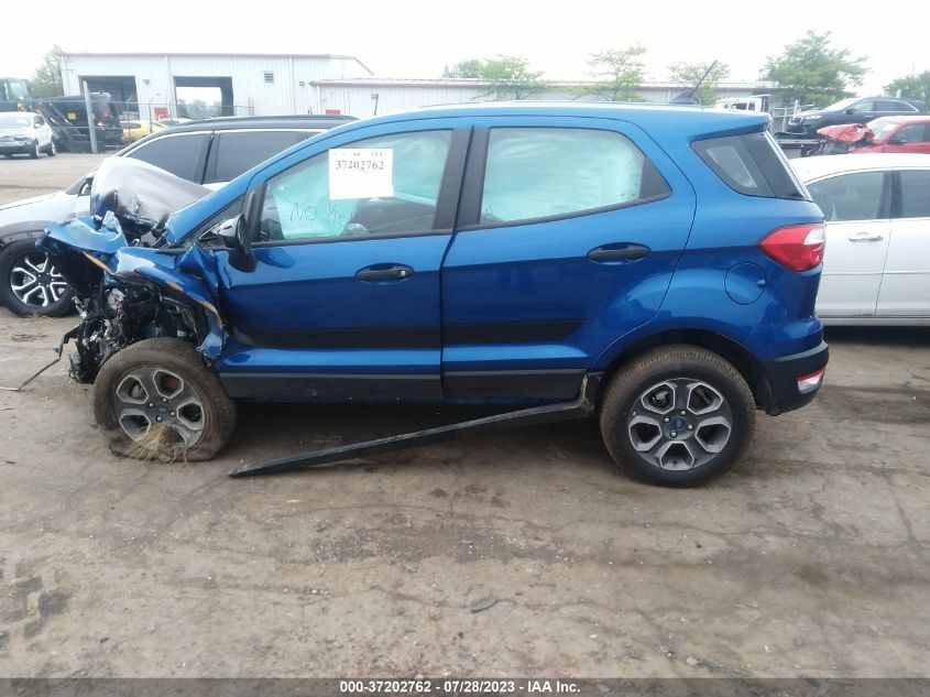 2022 FORD ECOSPORT S - MAJ6S3FL9NC464701