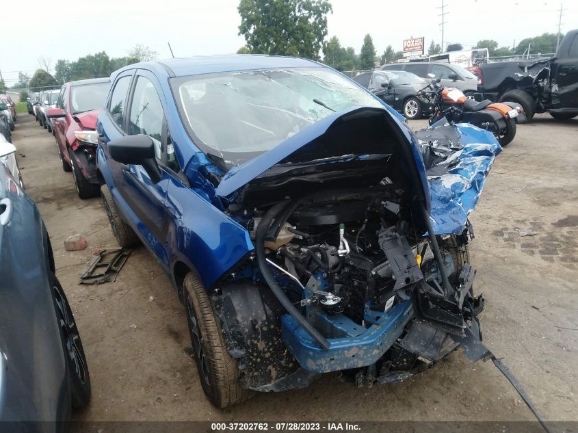 2022 FORD ECOSPORT S - MAJ6S3FL9NC464701