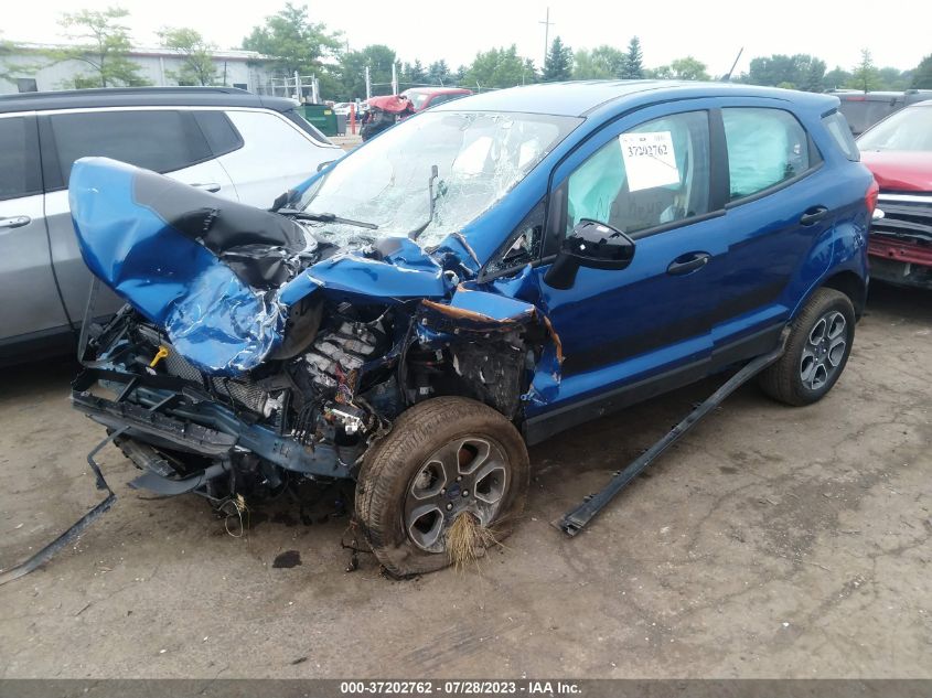 2022 FORD ECOSPORT S - MAJ6S3FL9NC464701
