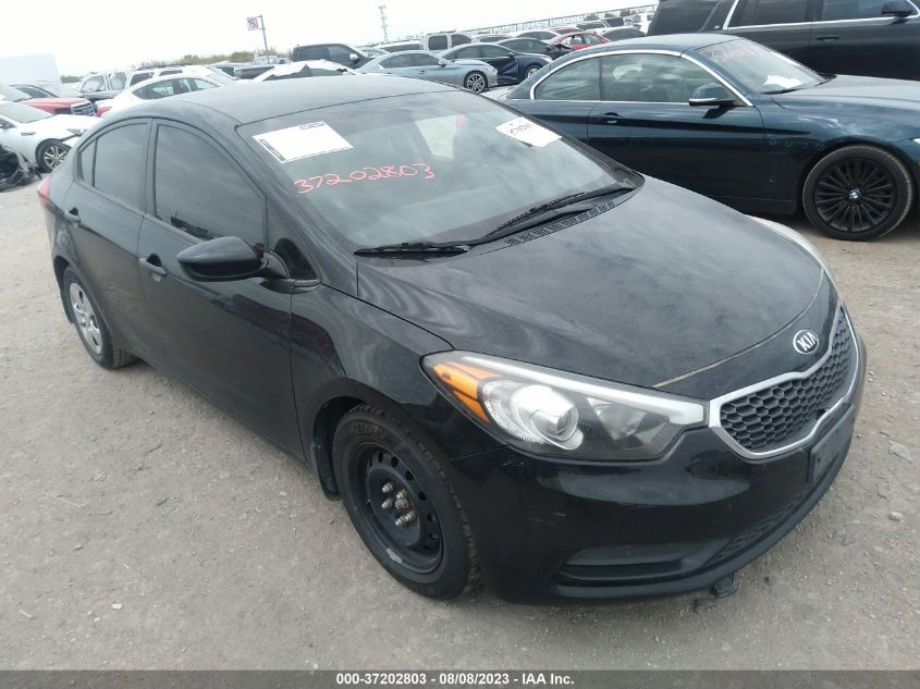 2016 KIA FORTE LX - KNAFK4A65G5560668