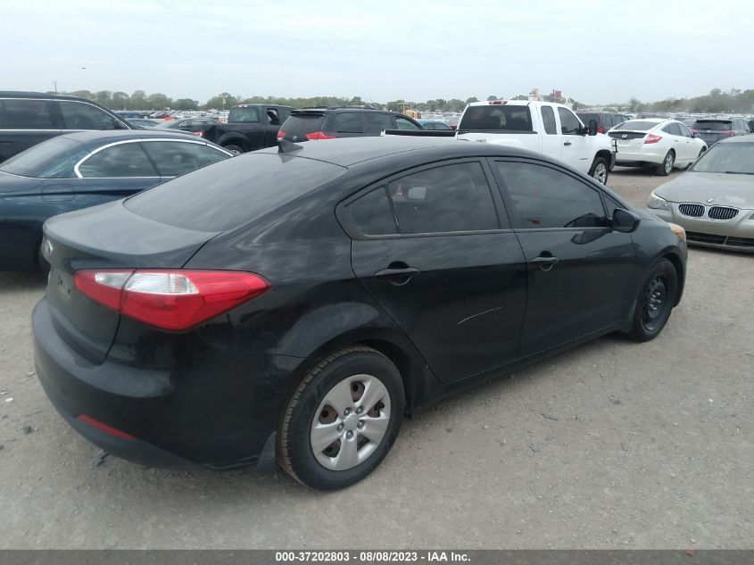 2016 KIA FORTE LX - KNAFK4A65G5560668