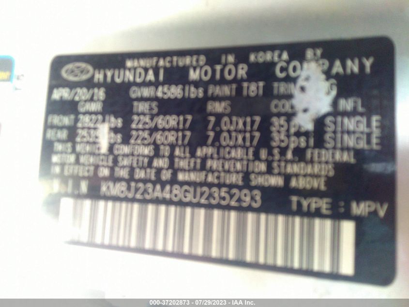 2016 HYUNDAI TUCSON SE - KM8J23A48GU235293