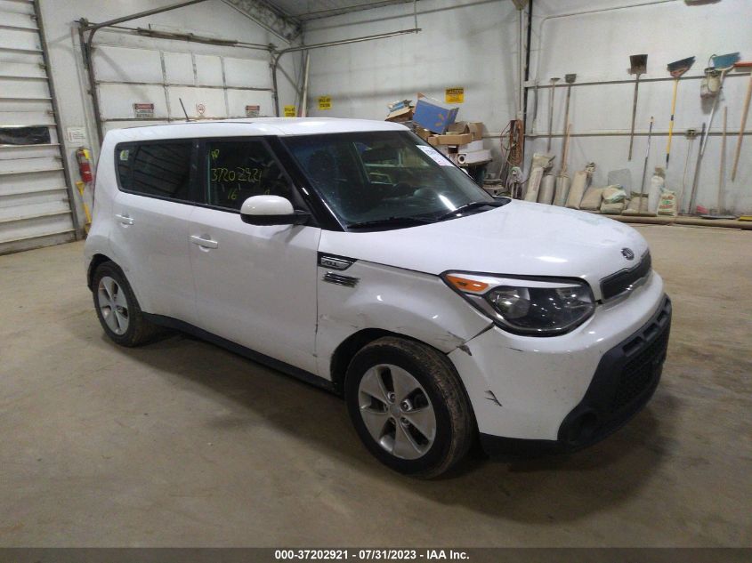 2016 KIA SOUL BASE - KNDJN2A23G7836601