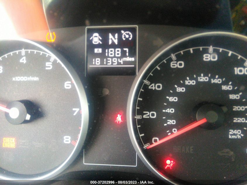 2013 SUBARU LEGACY 2.5I - 4S3BMBA68D3018200