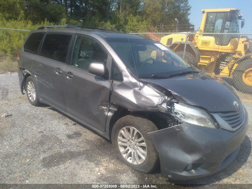 2014 TOYOTA SIENNA XLE/XLE AAS/LTD - 5TDYK3DCXES505292