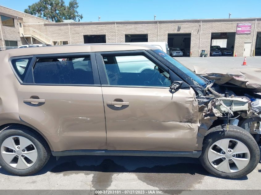 2015 KIA SOUL BASE - KNDJN2A23F7169009