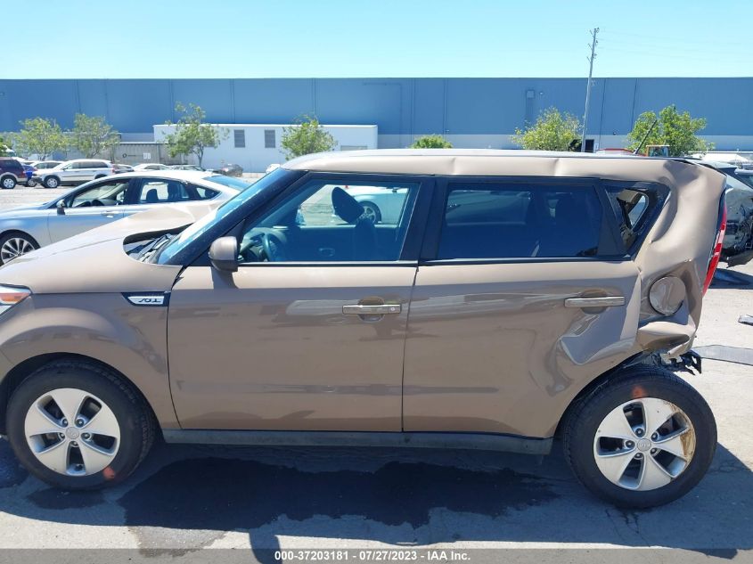 2015 KIA SOUL BASE - KNDJN2A23F7169009