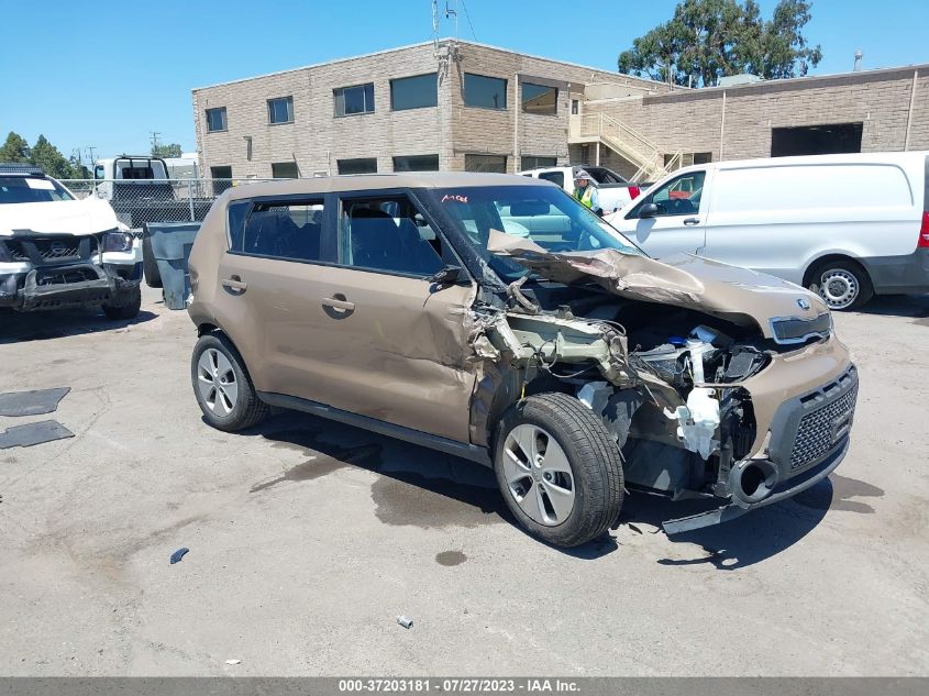 2015 KIA SOUL BASE - KNDJN2A23F7169009