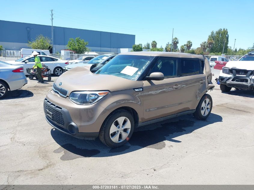 2015 KIA SOUL BASE - KNDJN2A23F7169009