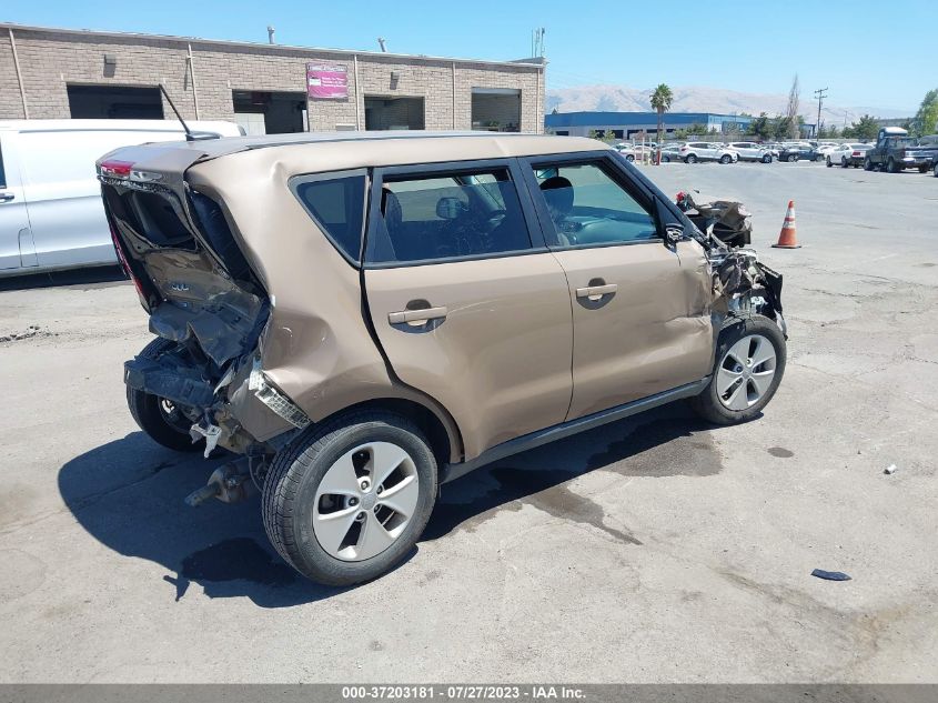 2015 KIA SOUL BASE - KNDJN2A23F7169009