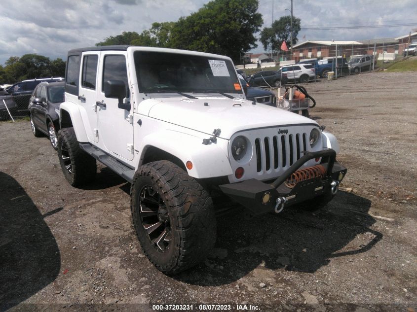 2013 JEEP WRANGLER UNLIMITED SAHARA - 1C4BJWEG0DL597167