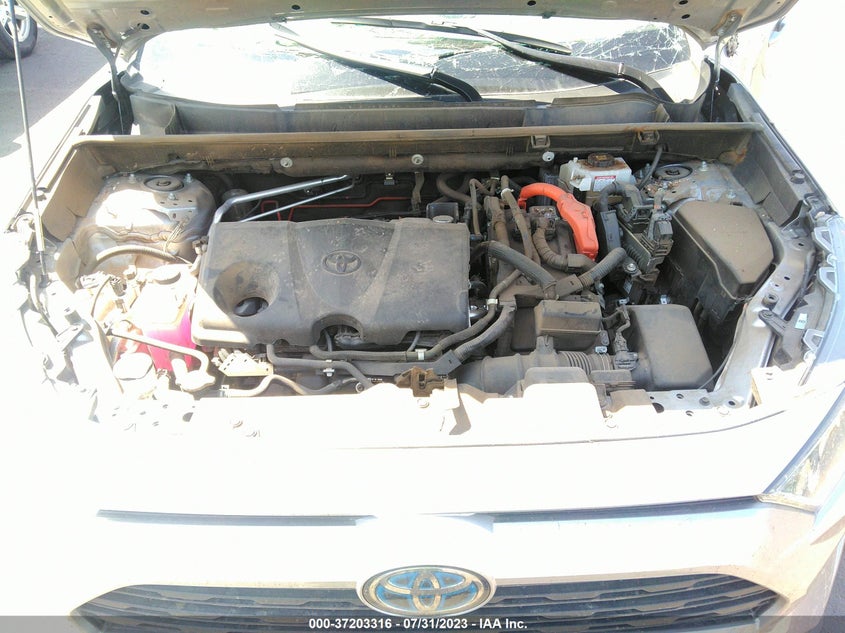 VIN 4T3L6RFV0MU030359 2021 TOYOTA RAV4 HYBRID LE