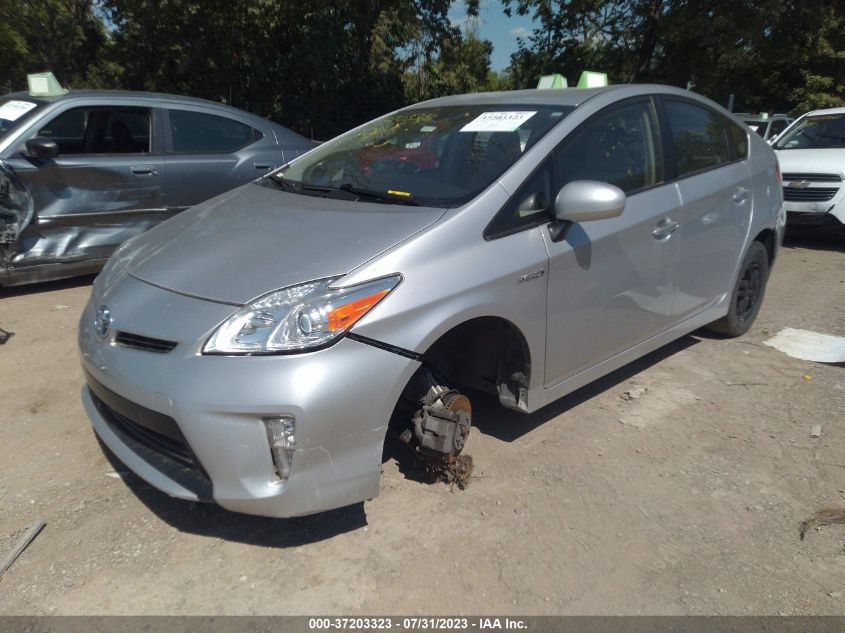 2013 TOYOTA PRIUS - JTDKN3DU7D5553990