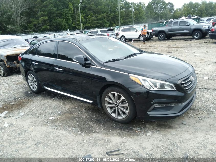 2016 HYUNDAI SONATA 2.4L LIMITED - 5NPE34AF2GH319047