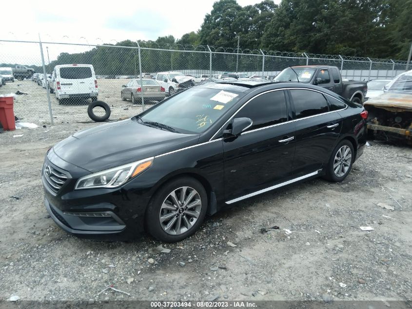 2016 HYUNDAI SONATA 2.4L LIMITED - 5NPE34AF2GH319047