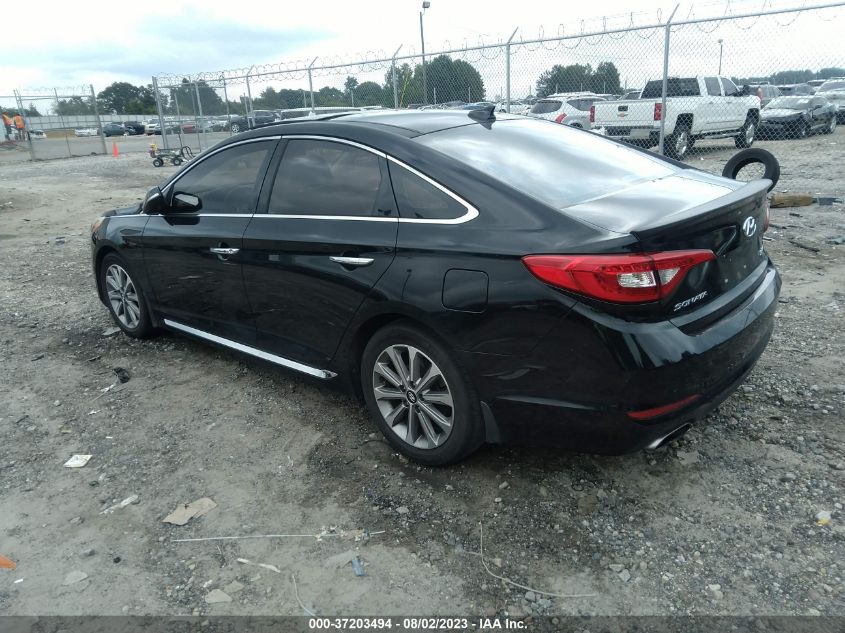 2016 HYUNDAI SONATA 2.4L LIMITED - 5NPE34AF2GH319047