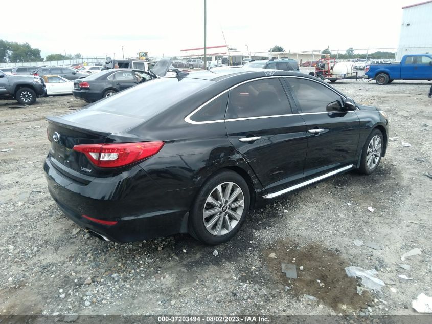 2016 HYUNDAI SONATA 2.4L LIMITED - 5NPE34AF2GH319047