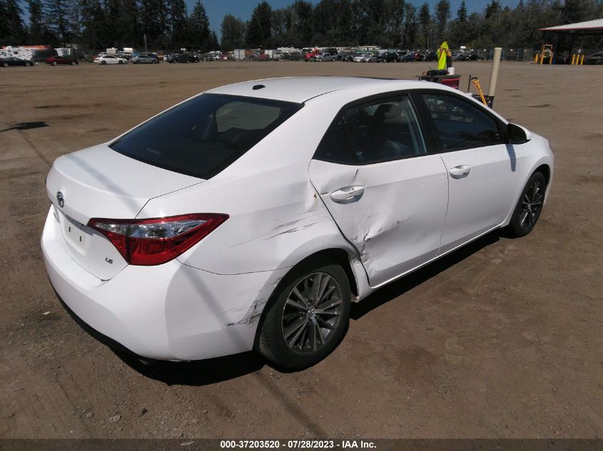 2016 TOYOTA COROLLA L/LE/S/S PLUS/LE PLUS - 2T1BURHE8GC743717